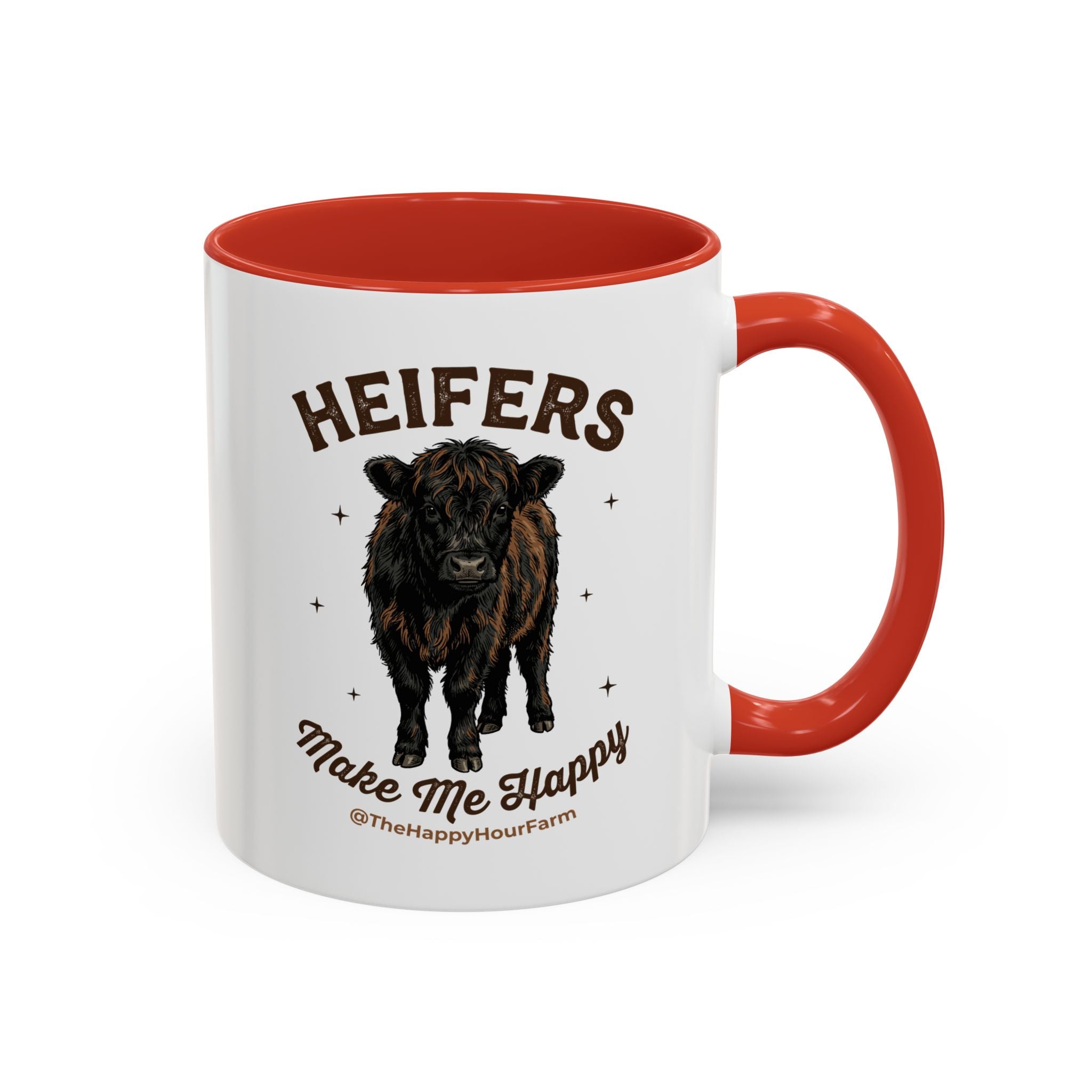 Heifers Make Me Happy Coffee Mug