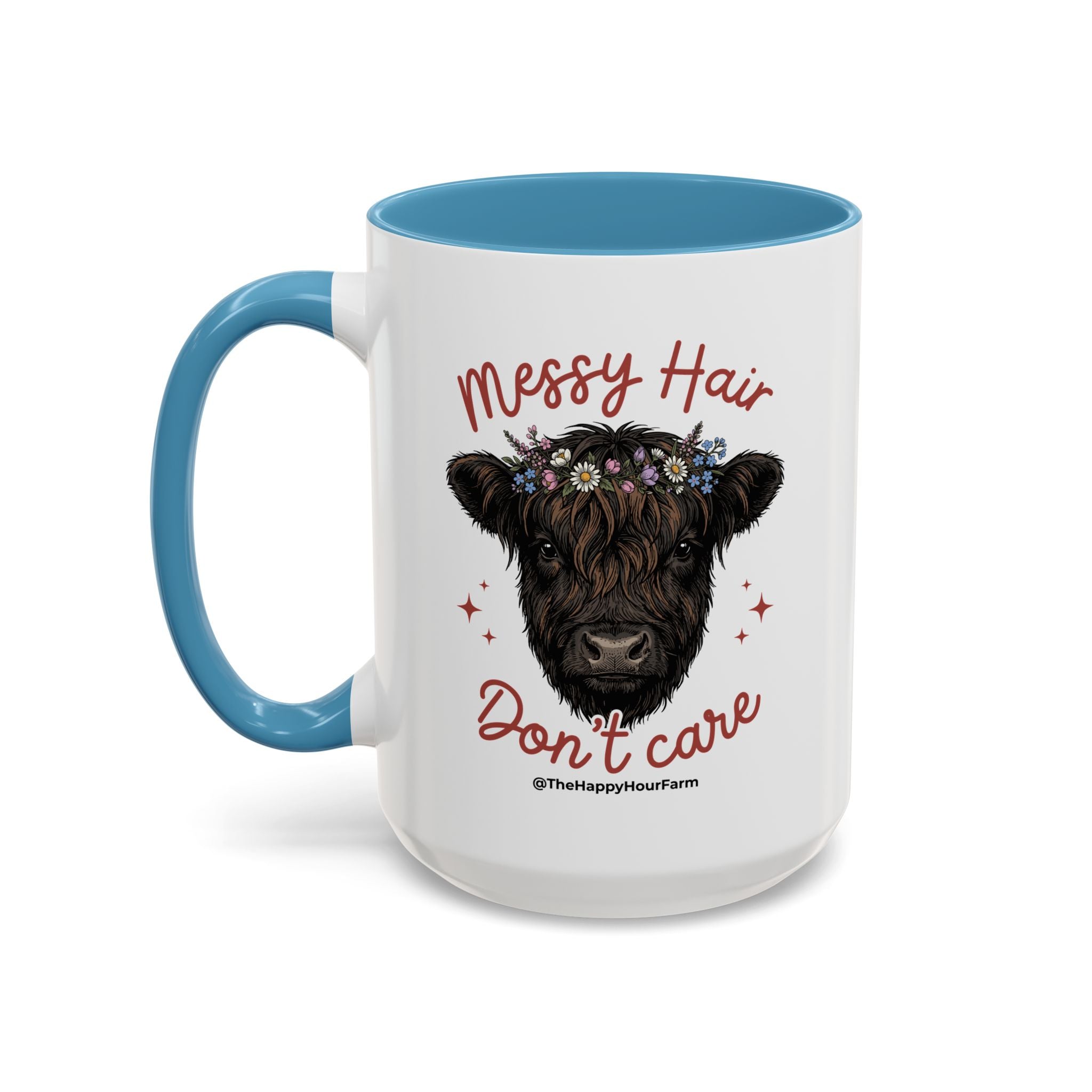 Messy Hair, Don't Care Coffee Mug