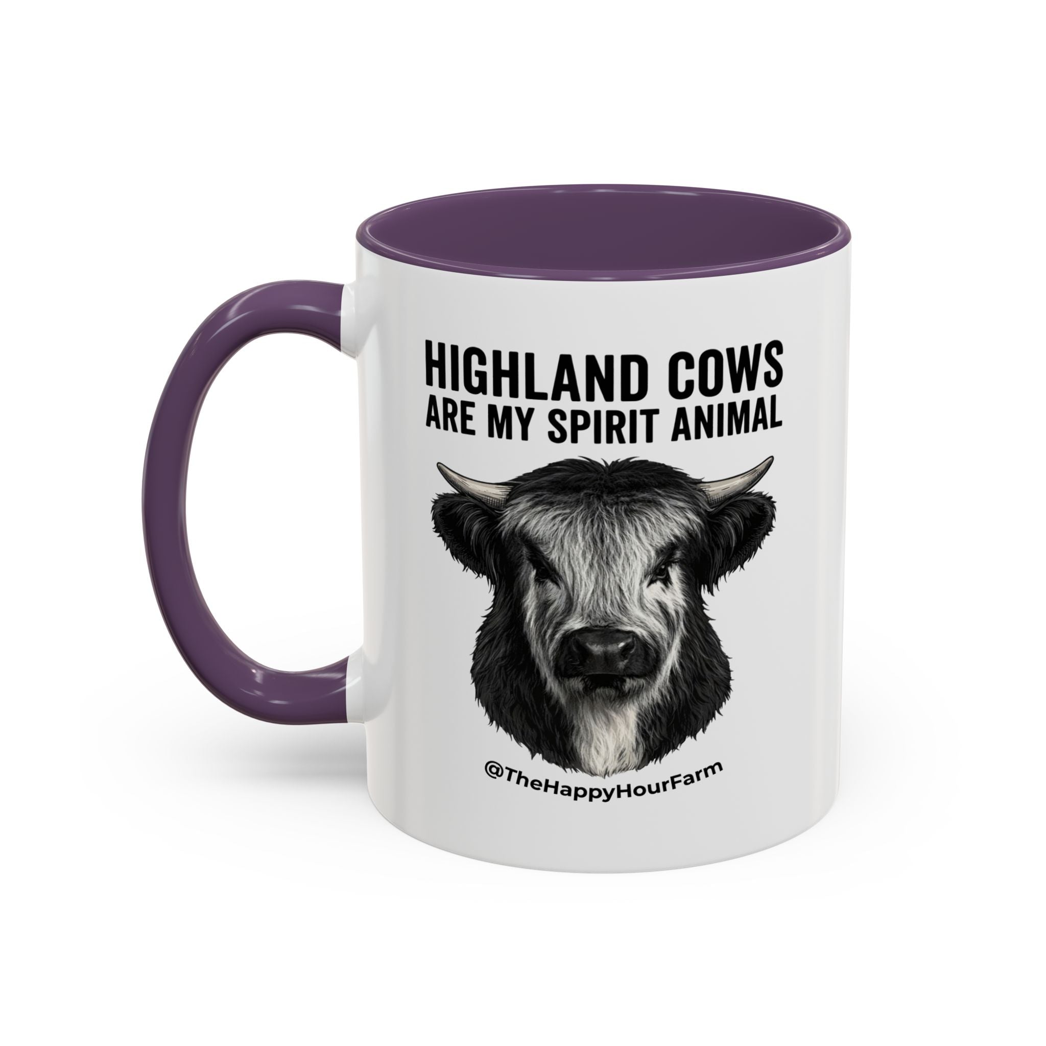 Highland Cows Are My Spirit Animal Coffee Mug