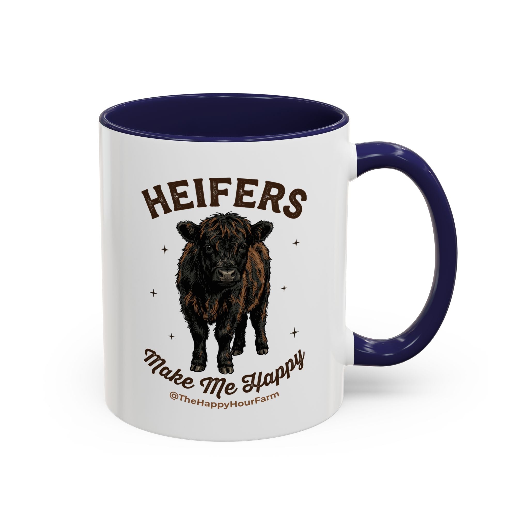 Heifers Make Me Happy Coffee Mug