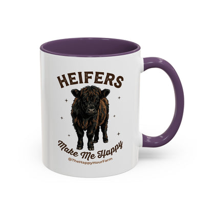 Heifers Make Me Happy Coffee Mug