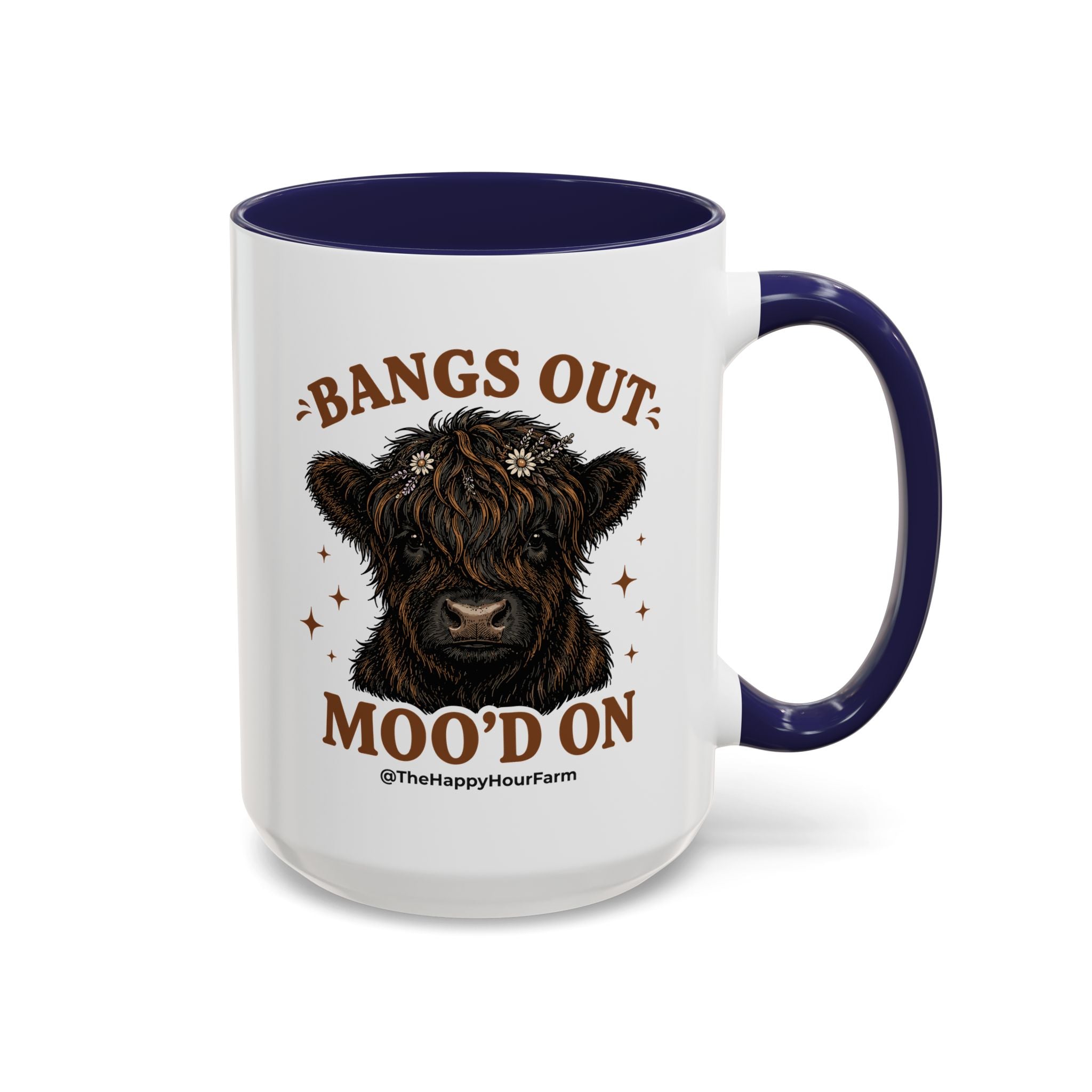 Bangs Out Moo'd On Coffee Mug