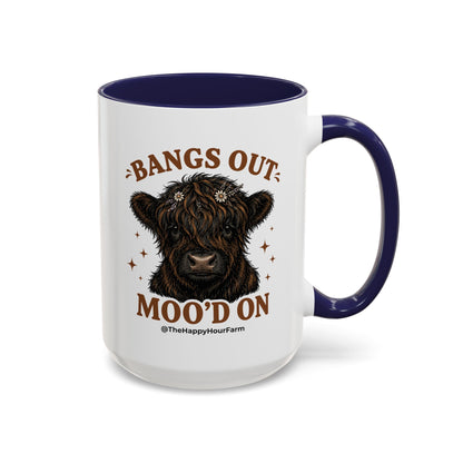 Bangs Out Moo'd On Coffee Mug