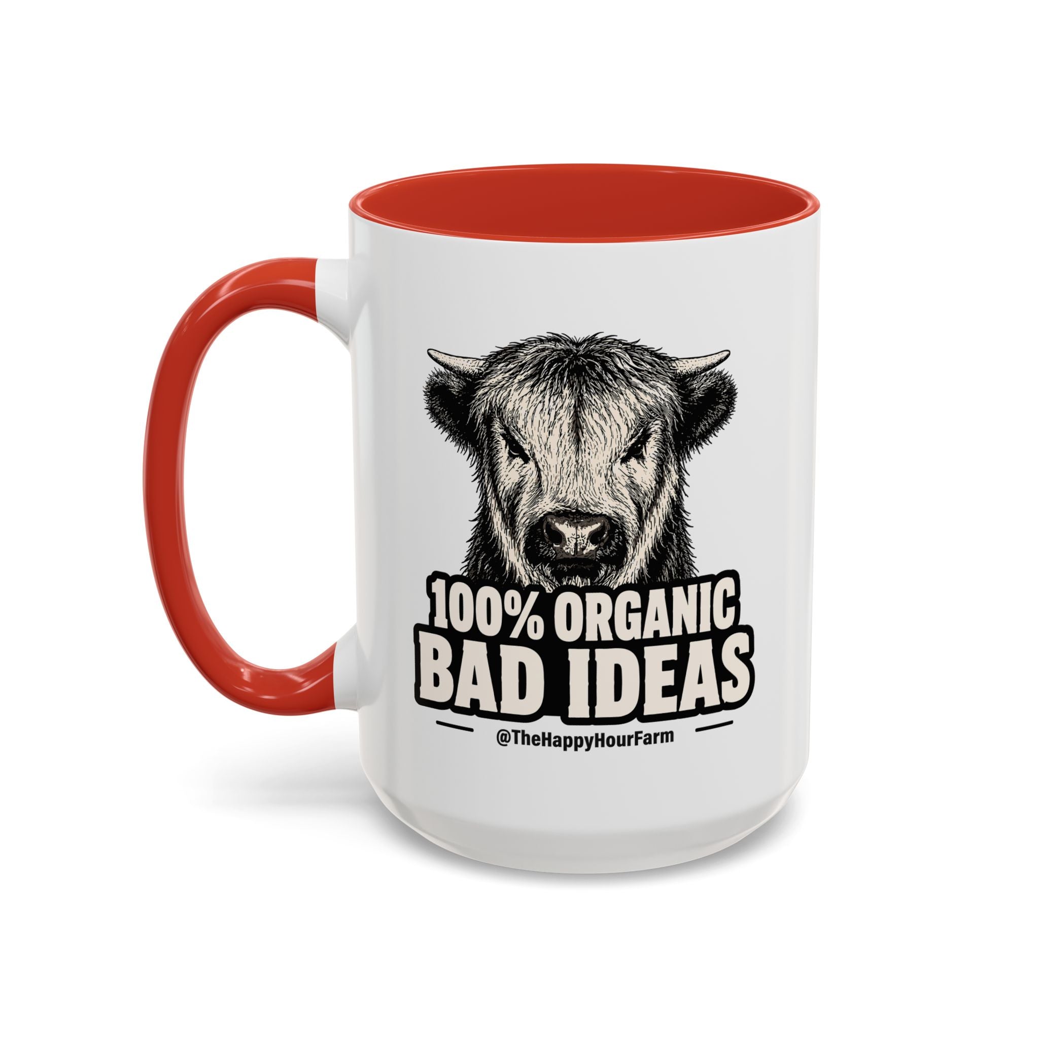 100% Organic Bad Ideas Coffee Mug