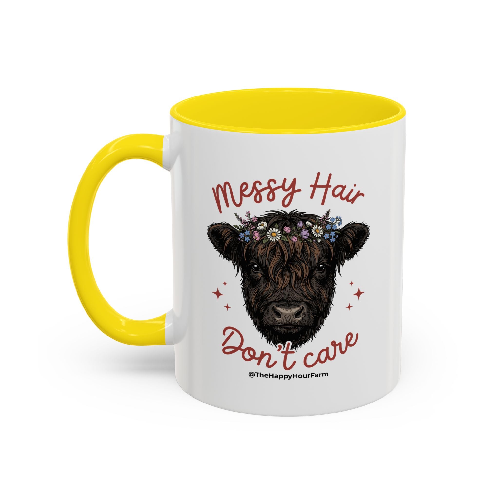 Messy Hair, Don't Care Coffee Mug
