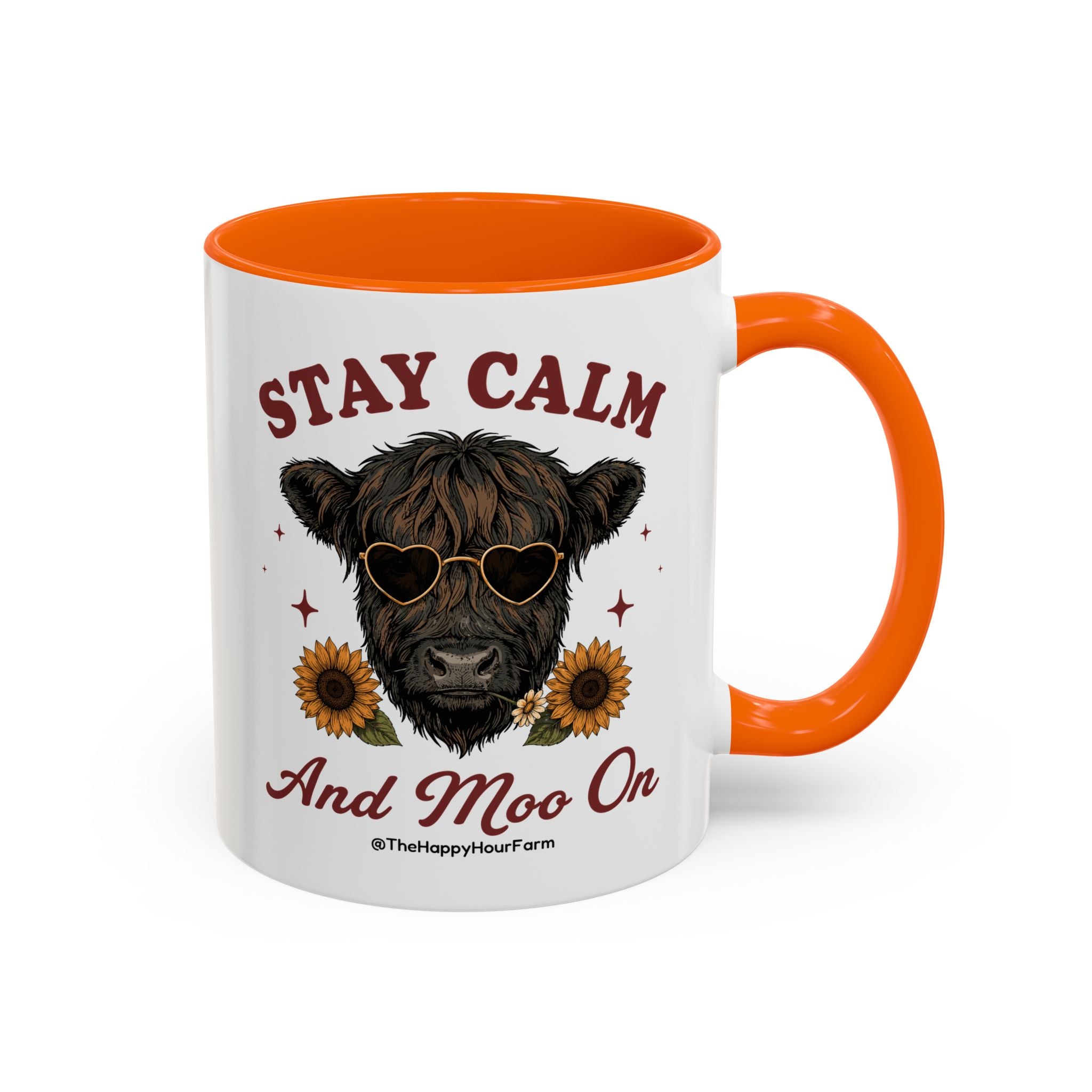 Stay Calm And Moo On Coffee Mug