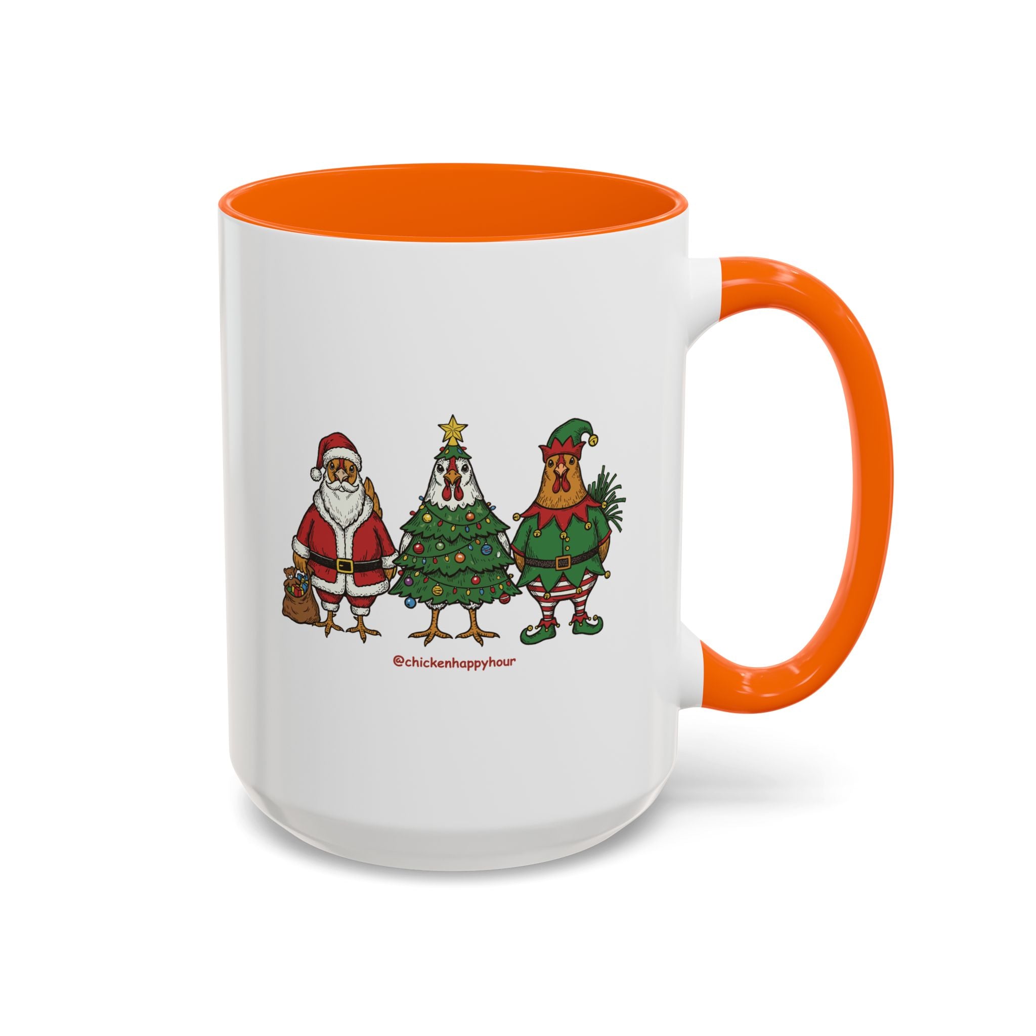 Christmas Chicken Coffee Mug