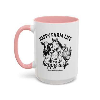 Happy Farm Life Happy Wife 01 Coffee Mug
