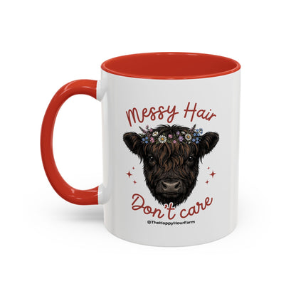 Messy Hair, Don't Care Coffee Mug