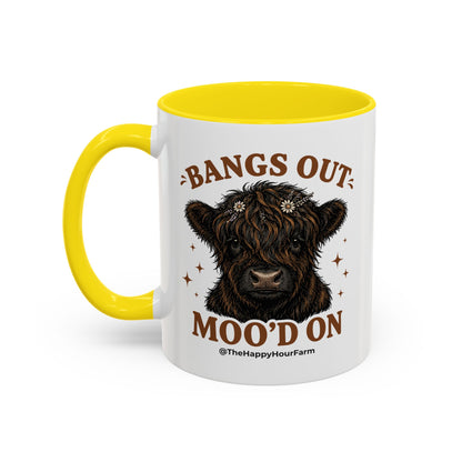 Bangs Out Moo'd On Coffee Mug