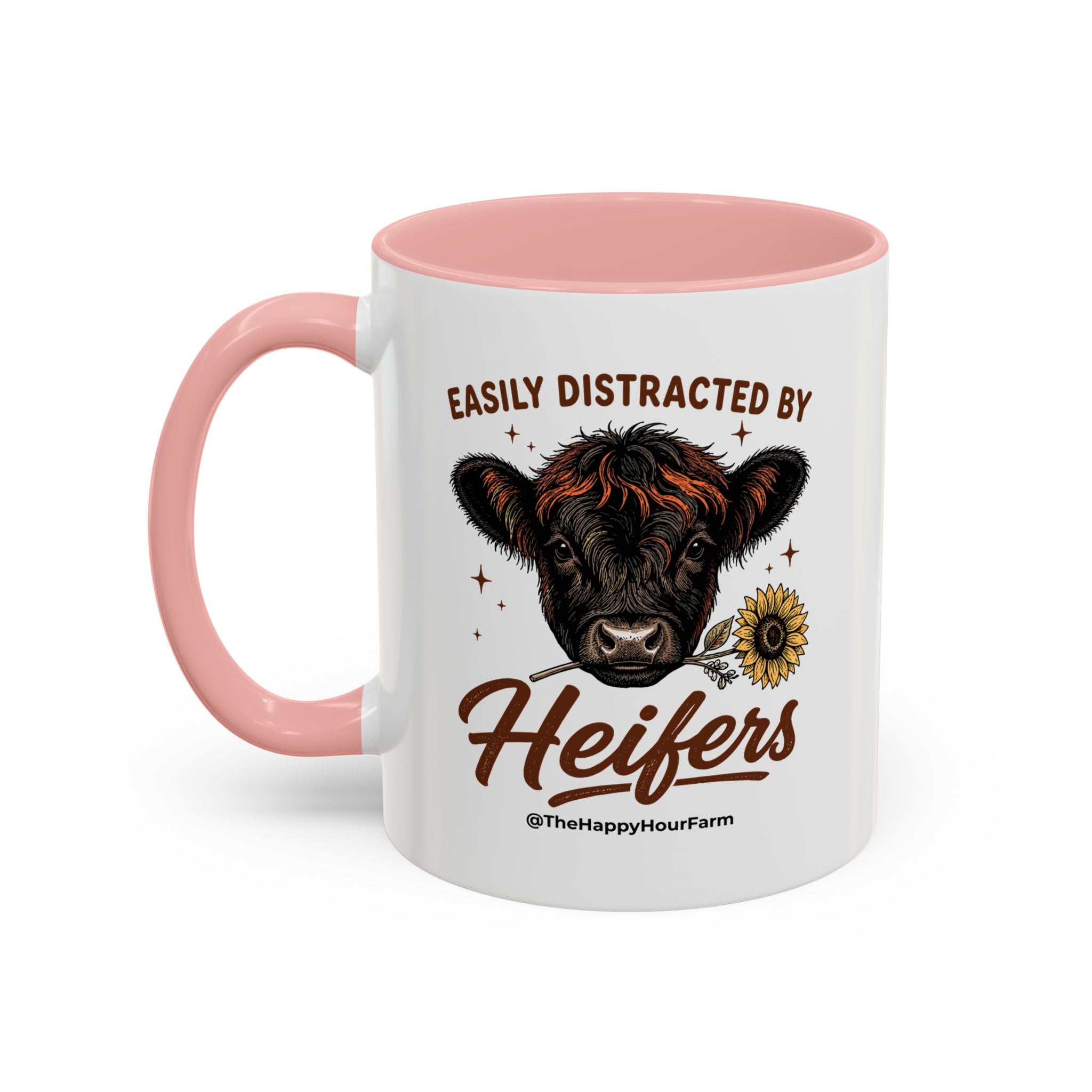 Easily Distracted by Heifer Coffee Mug