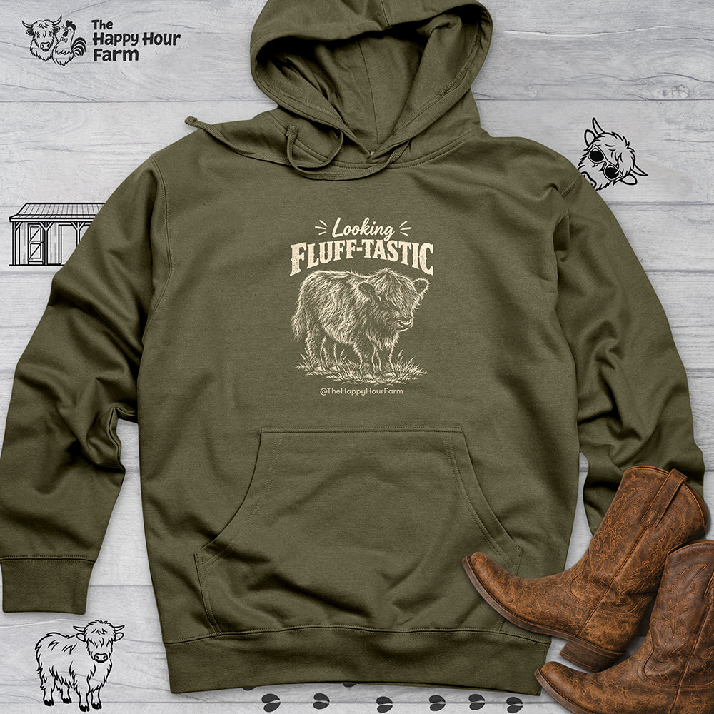 Looking FLUFF-TASTIC Hooded Sweatshirt