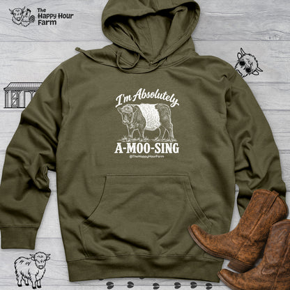 I'm Absolutely A-MOO-SING Hooded Sweatshirt