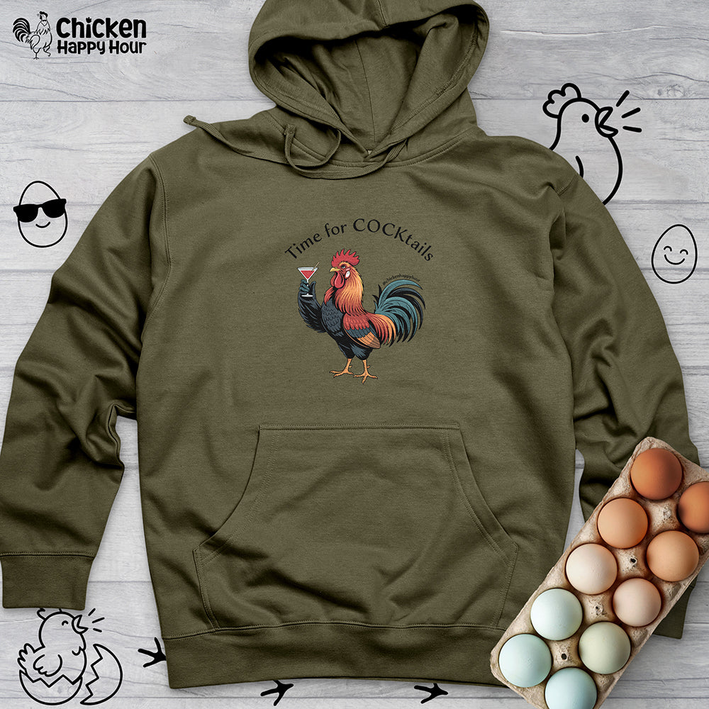 Time for Cocktails Hooded Sweatshirt