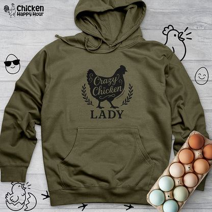 Crazy Chicken Lady Hooded Sweatshirt