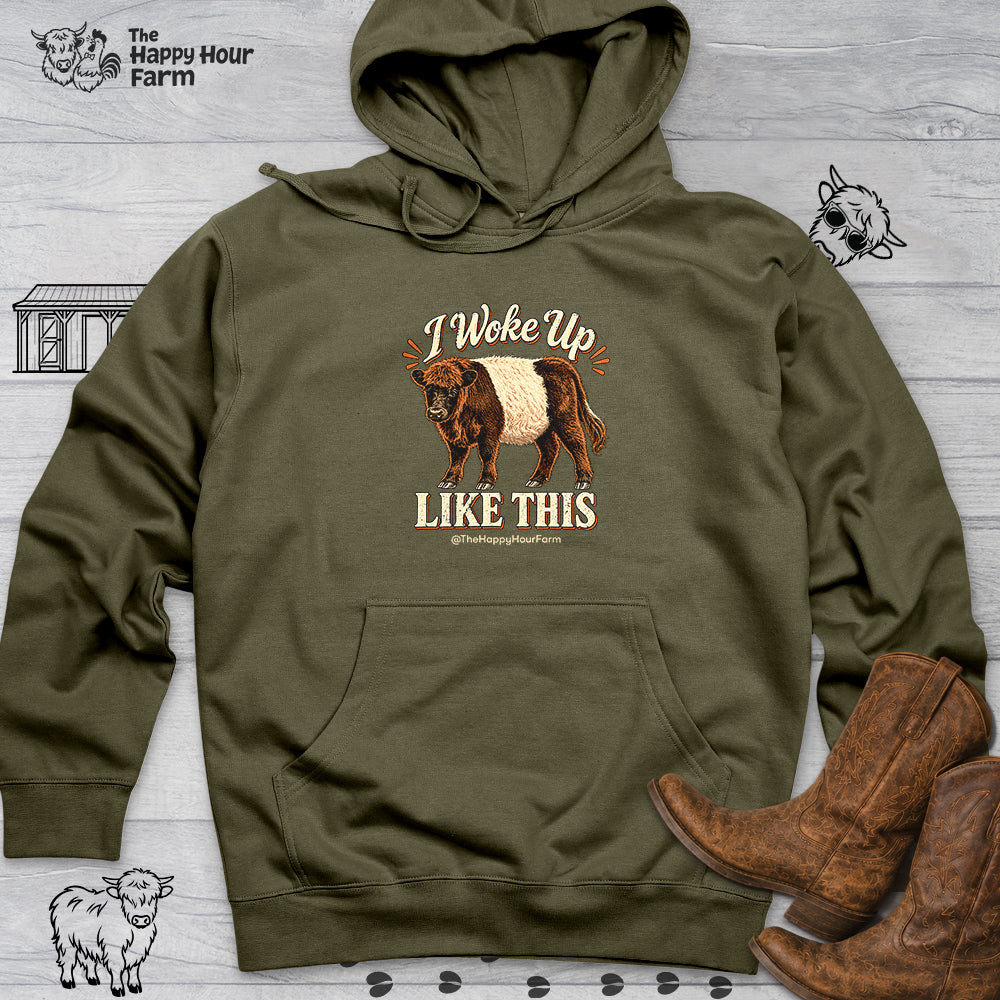 I Woke Up LIKE THIS Hooded Sweatshirt