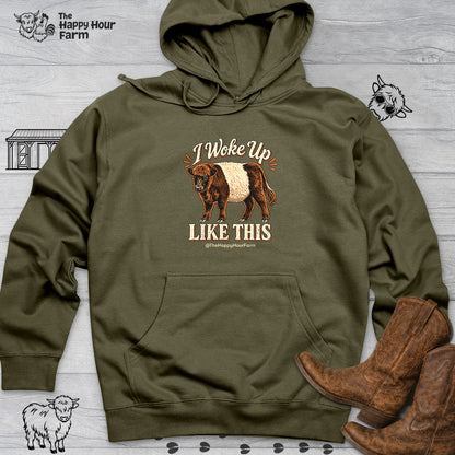 I Woke Up LIKE THIS Hooded Sweatshirt