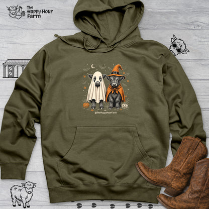 Halloween Cow Hooded Sweatshirt