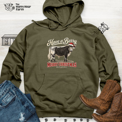 Have a Barry MERRY CHRISTMAS Hooded Sweatshirt