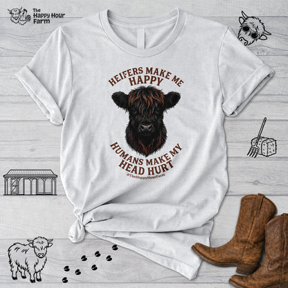 Heifer Маkе Me Happy Unisex Tee