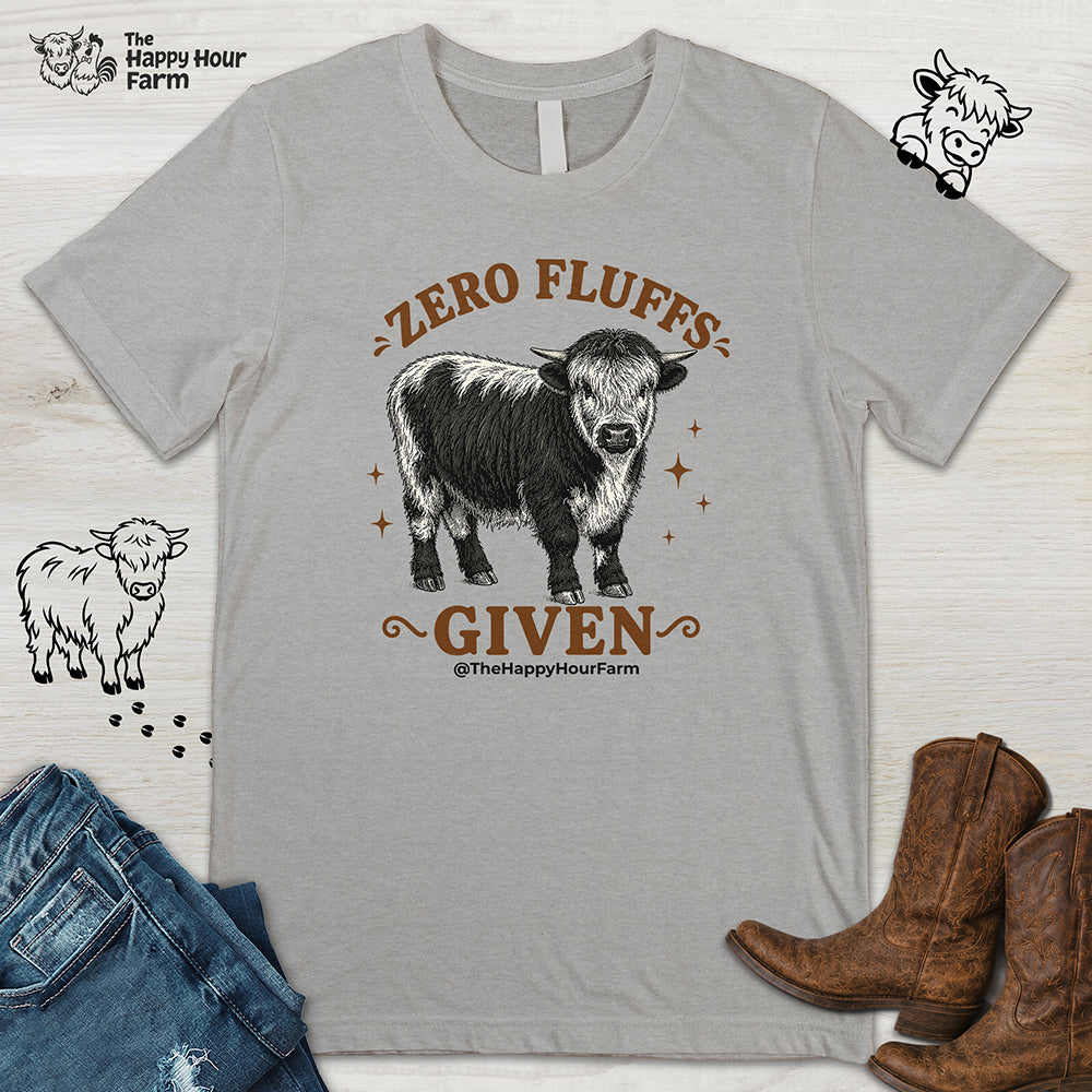 Zero Fluffs Given Unisex Tee