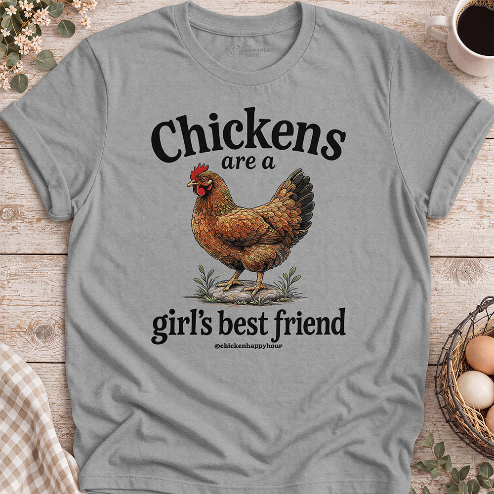 Chickens Are A Girl’s Best Friend Unisex Tee