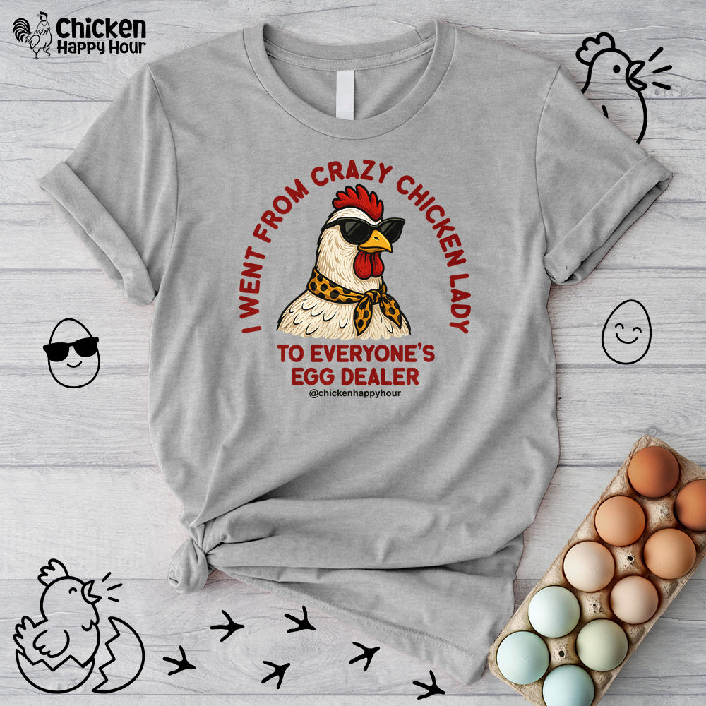 Went From Crazy Chicken Lady Unisex Tee