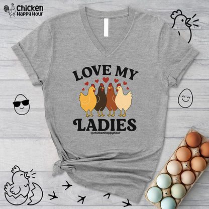 Love My Ladies 2 V-Neck Tee