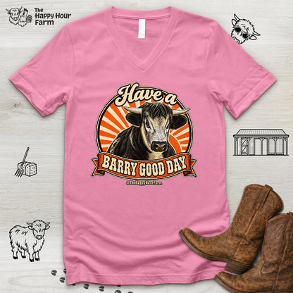 Have a BARRY Good Day V-Neck Tee