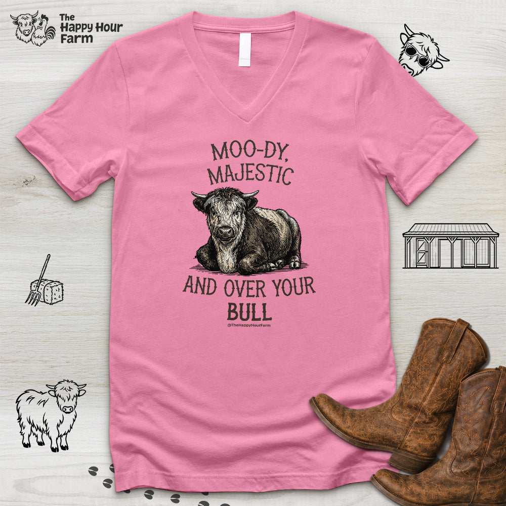 Moody Majestic V-Neck Tee