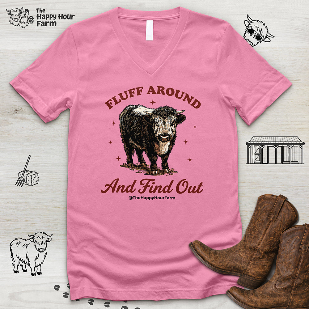Fluff Around & Find Out V-Neck Tee
