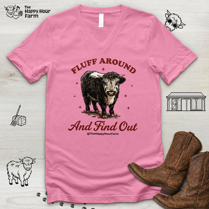 Fluff Around & Find Out V-Neck Tee