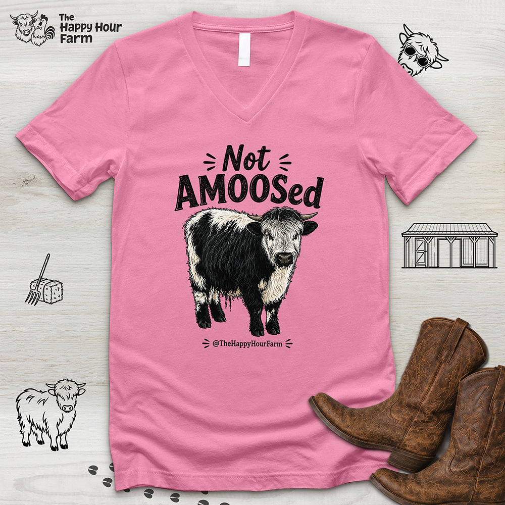 Not AMOOSed V-Neck Tee