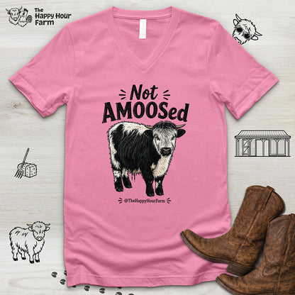 Not AMOOSed V-Neck Tee