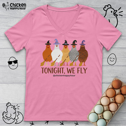 Tonight We Fly V-Neck Tee