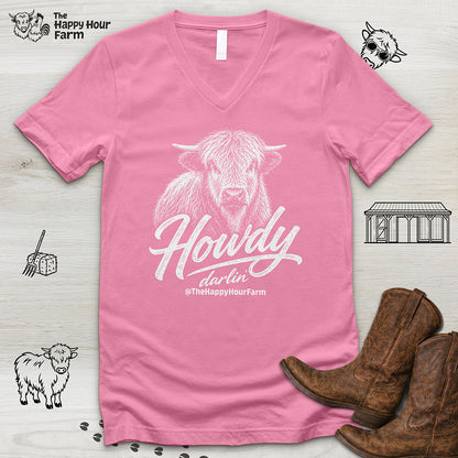 Howdy Darlin V-Neck Tee