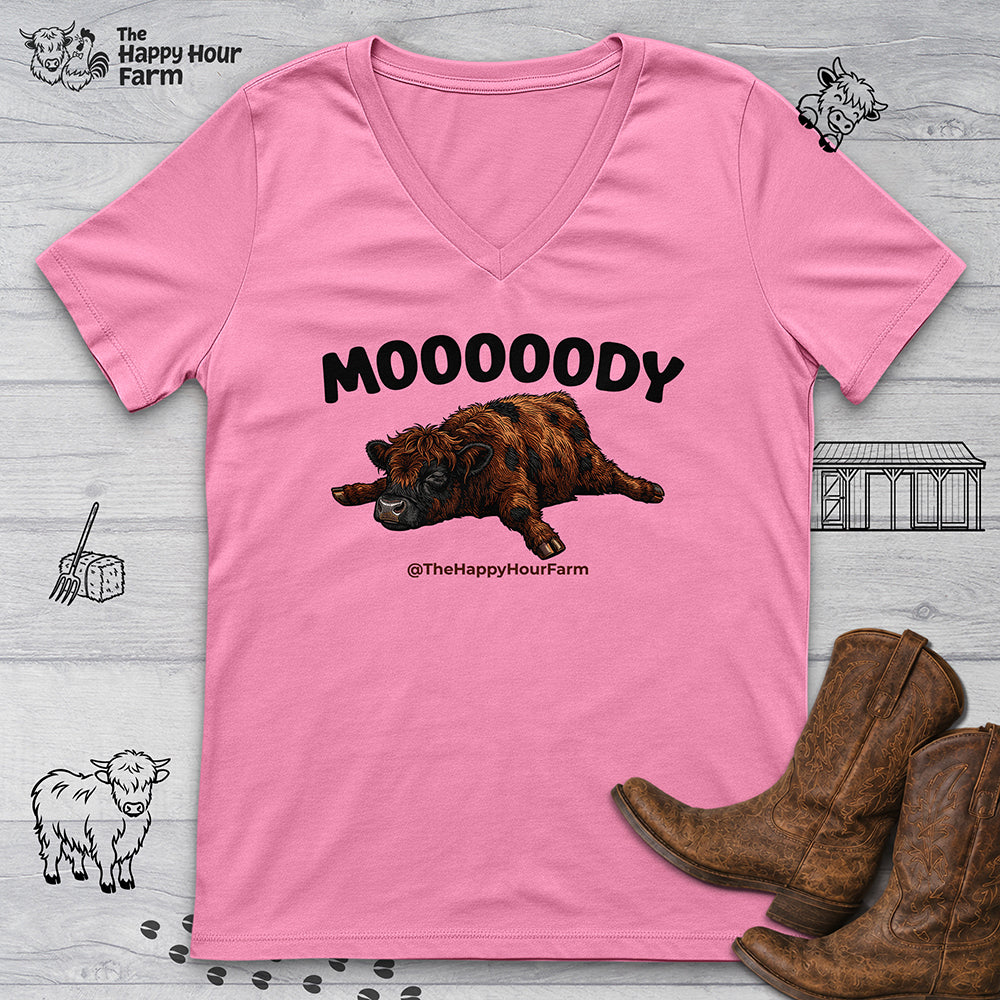 Mooooody V-Neck Tee