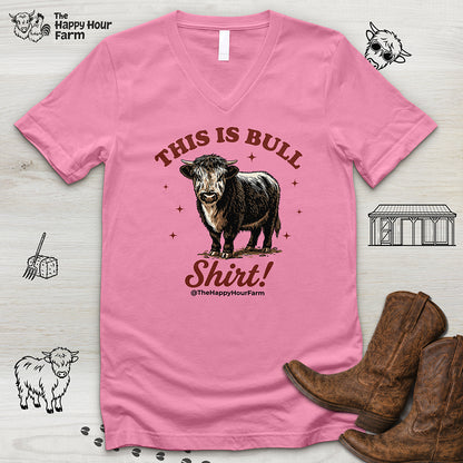 This Is Bull Shirt V-Neck Tee