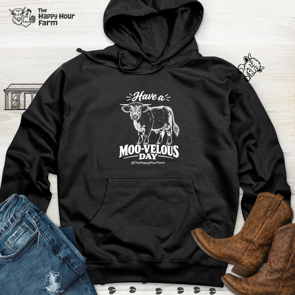 Have a MOO-VELOUS Day Hooded Sweatshirt