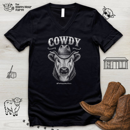 Cowdy V-Neck Tee