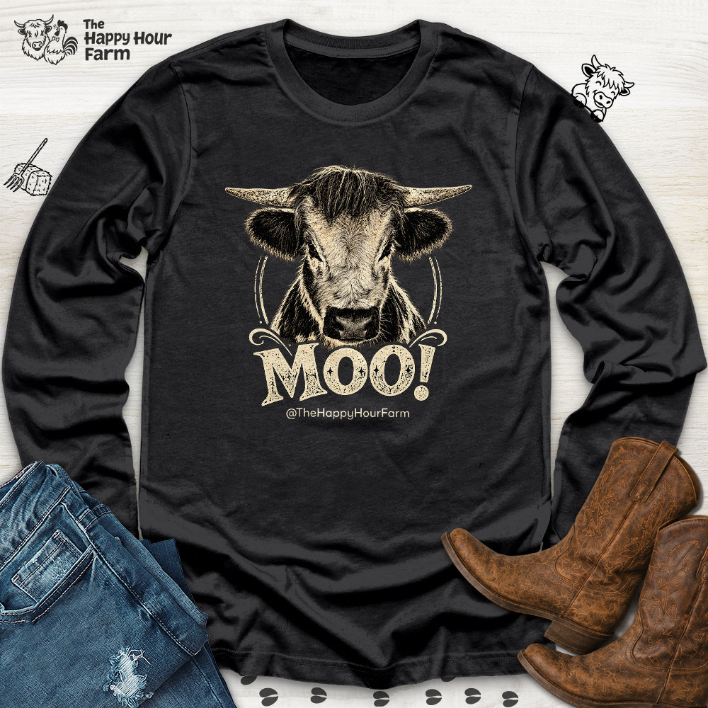 Moo! Long Sleeve