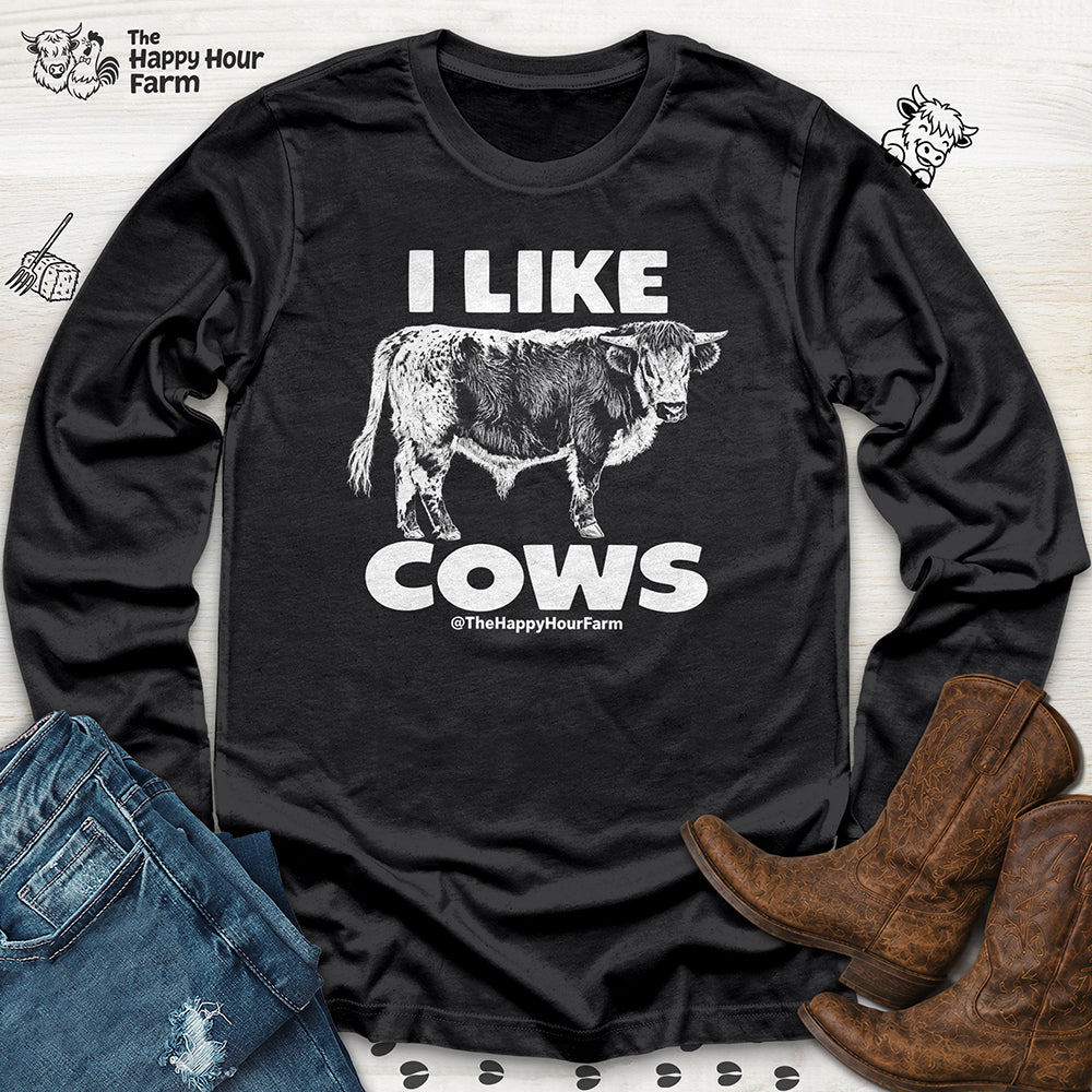 I Like Cows Long Sleeve