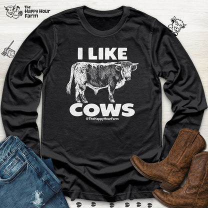 I Like Cows Long Sleeve