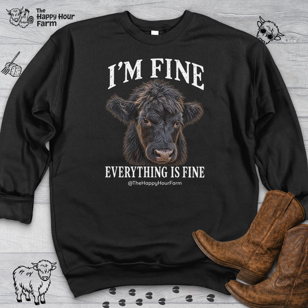 I'm Fine Everything Is Fine Sweatshirt