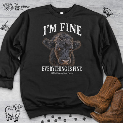 I'm Fine Everything Is Fine Sweatshirt