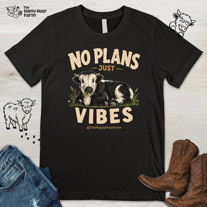 No Plan Just Vibes Unisex Tee