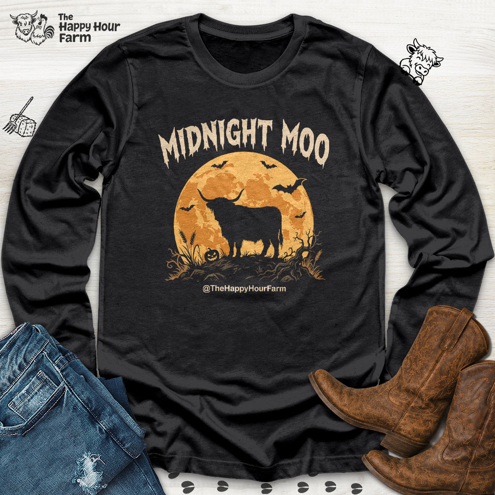Midnight Moo Long Sleeve