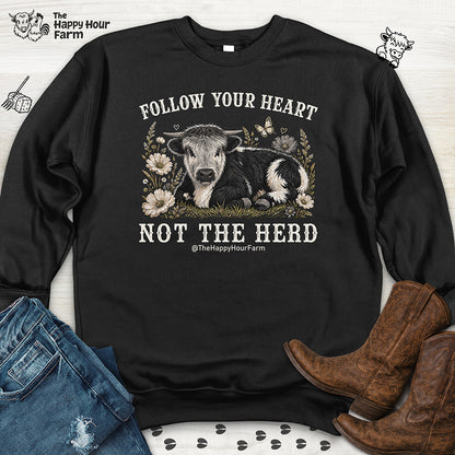 Follow Your Heart Not the Herd Sweatshirt