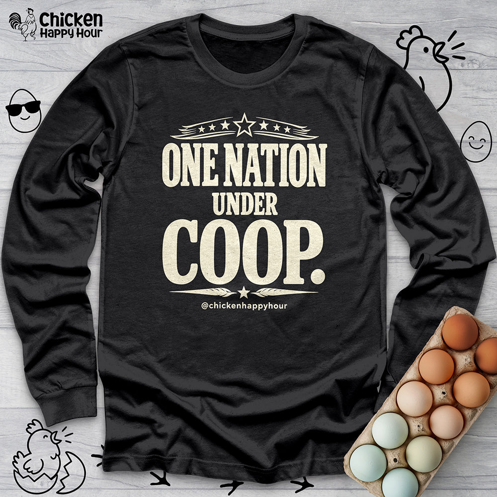 One Nation Under Coop Long Sleeve