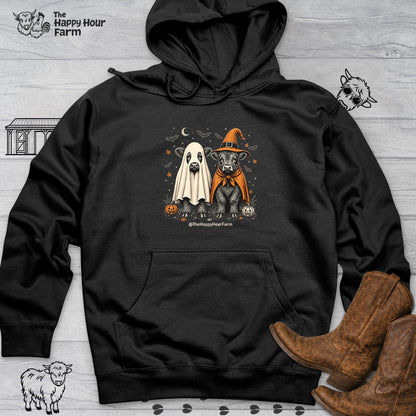 Halloween Cow Hooded Sweatshirt